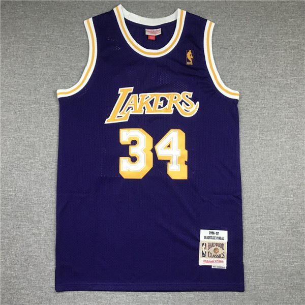 Shaquille O'Neal #34 Los Angeles Lakers Jersey