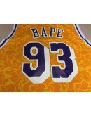 Bape #93 Los Angeles Lakers Jersey