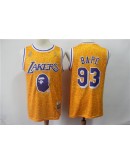 Bape #93 Los Angeles Lakers Jersey