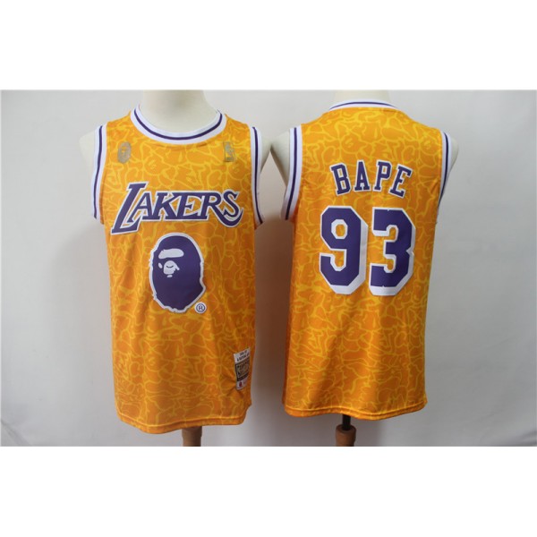 Bape #93 Los Angeles Lakers Jersey