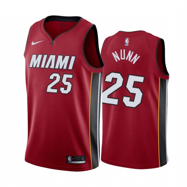 Kendrick Nunn #25 Miami Heat  Jersey