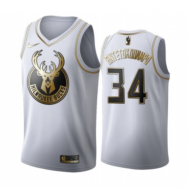 Giannis Antetokounmpo #34 Milwaukee Bucks Jersey