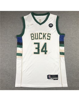 Giannis Antetokounmpo #34 Milwaukee Bucks Jersey