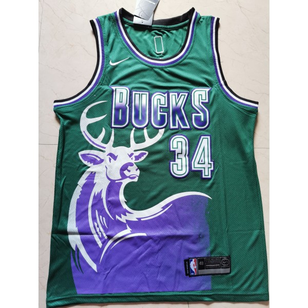 Giannis Antetokounmpo #34 Milwaukee Bucks Jersey