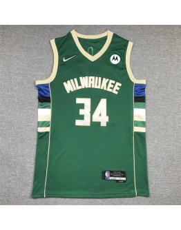 Giannis Antetokounmpo #34 Milwaukee Bucks Jersey