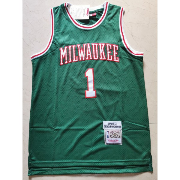 Oscar Robertson #1 Milwaukee Bucks Jersey