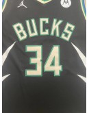 Giannis Antetokounmpo #34 Milwaukee Bucks Jersey