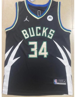 Giannis Antetokounmpo #34 Milwaukee Bucks Jersey