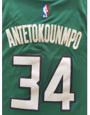 Giannis Antetokounmpo #34 Milwaukee Bucks Jersey