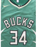 Giannis Antetokounmpo #34 Milwaukee Bucks Jersey