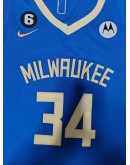 Giannis Antetokounmpo #34 Milwaukee Bucks Jersey