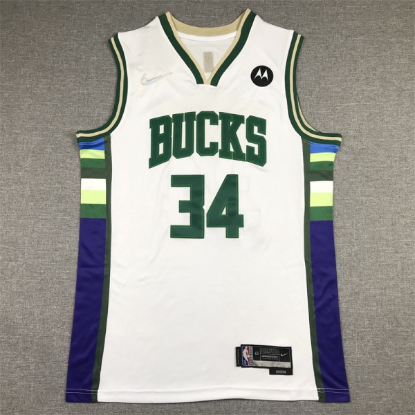 Giannis Antetokounmpo #34 Milwaukee Bucks Jersey