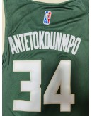 Giannis Antetokounmpo #34 Milwaukee Bucks Jersey