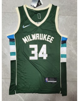 Giannis Antetokounmpo #34 Milwaukee Bucks Jersey