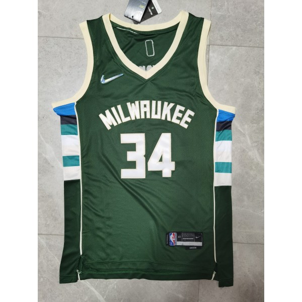 Giannis Antetokounmpo #34 Milwaukee Bucks Jersey