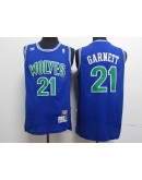 Kevin Garnett #21 Minnesota Timberwolves Jersey