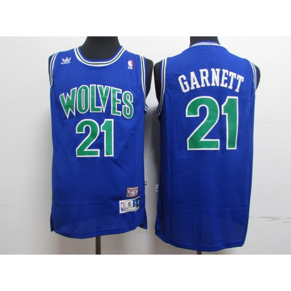 Kevin Garnett #21 Minnesota Timberwolves Jersey