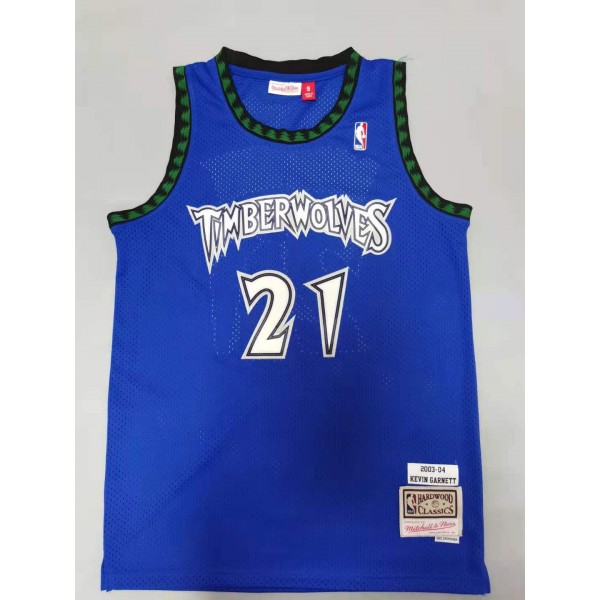 Kevin Garnett #21 Minnesota Timberwolves Jersey