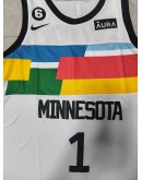 Anthony Edwards #1 Minnesota Timberwolves Jersey