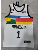 Anthony Edwards #1 Minnesota Timberwolves Jersey