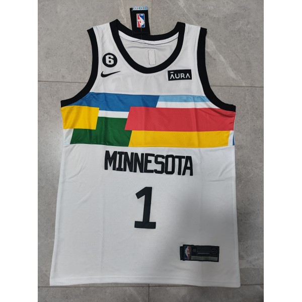 Anthony Edwards #1 Minnesota Timberwolves Jersey