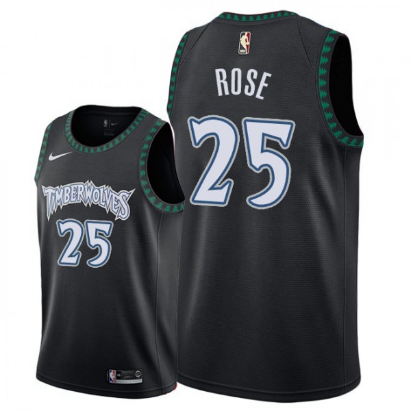 Derrick Rose #25 Minnesota Timberwolves Jersey