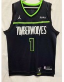 Anthony Edwards #1 Minnesota Timberwolves Jersey