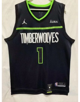 Anthony Edwards #1 Minnesota Timberwolves Jersey