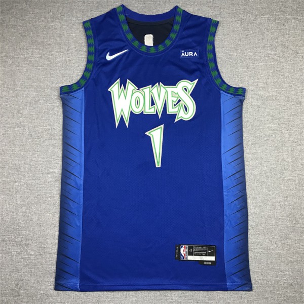 Anthony Edwards #1 Minnesota Timberwolves Jersey