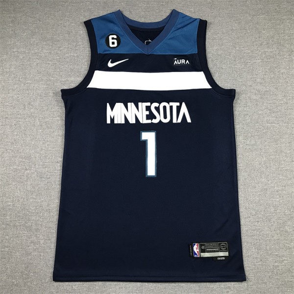 Anthony Edwards #1 Minnesota Timberwolves Jersey