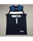 Anthony Edwards #1 Minnesota Timberwolves Jersey