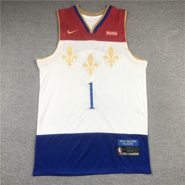 Zion Williamson #1 New Orleans Pelicans Jersey