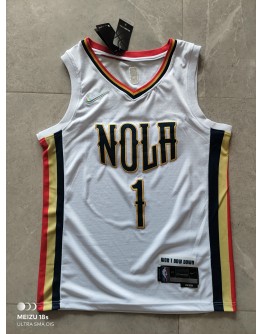 Zion Williamson #1 New Orleans Pelicans Jersey