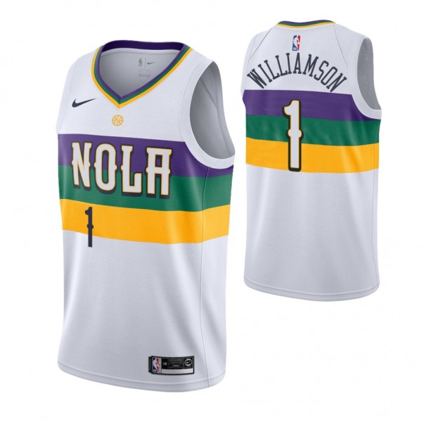 Zion Williamson #1 New Orleans Pelicans Jersey