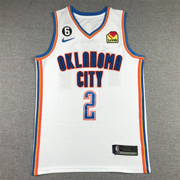 Shai Gilgeous-Alexander #2 Oklahoma City Thunder Jersey