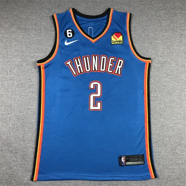 Shai Gilgeous-Alexander #2 Oklahoma City Thunder Jersey