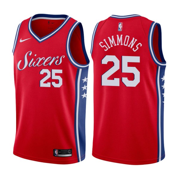 Ben Simmons #25 Philadelphia 76ers Jersey