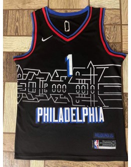 James Harden #1 Philadelphia 76ers Jersey