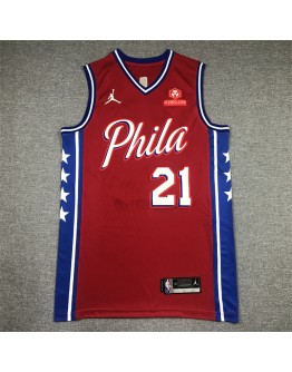 Joel Embiid #21 Philadelphia 76ers Jersey