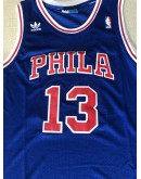 Wilt Chamberlain #13  Philadelphia 76ers Jersey