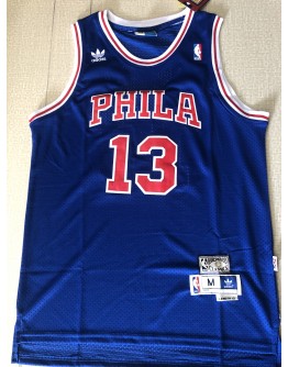 Wilt Chamberlain #13  Philadelphia 76ers Jersey