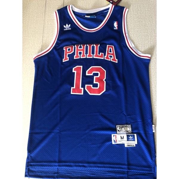 Wilt Chamberlain #13  Philadelphia 76ers Jersey