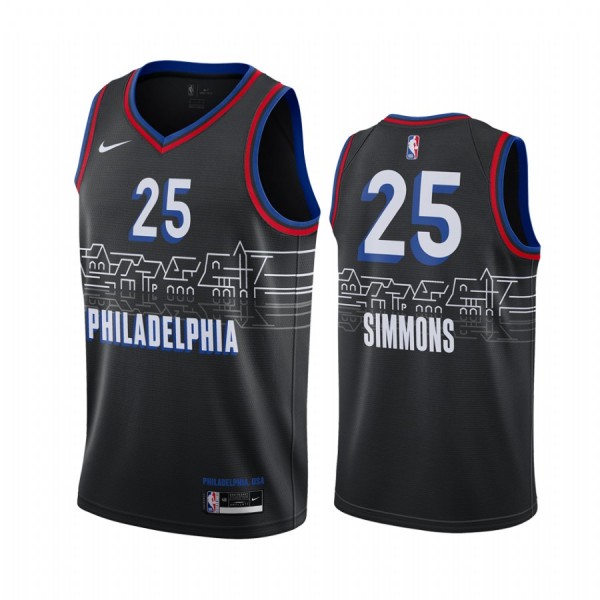 Ben Simmons #25 Philadelphia 76ers Jersey