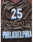 Ben Simmons #25 Philadelphia 76ers Jersey