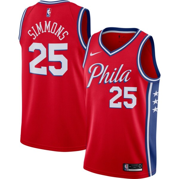 Ben Simmons #25 Philadelphia 76ers Jersey