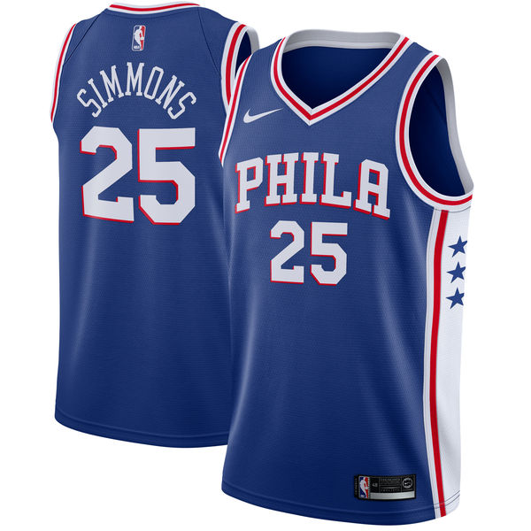 Ben Simmons #25 Philadelphia 76ers Jersey