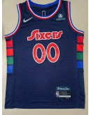 Custom #00 Philadelphia 76ers Jersey