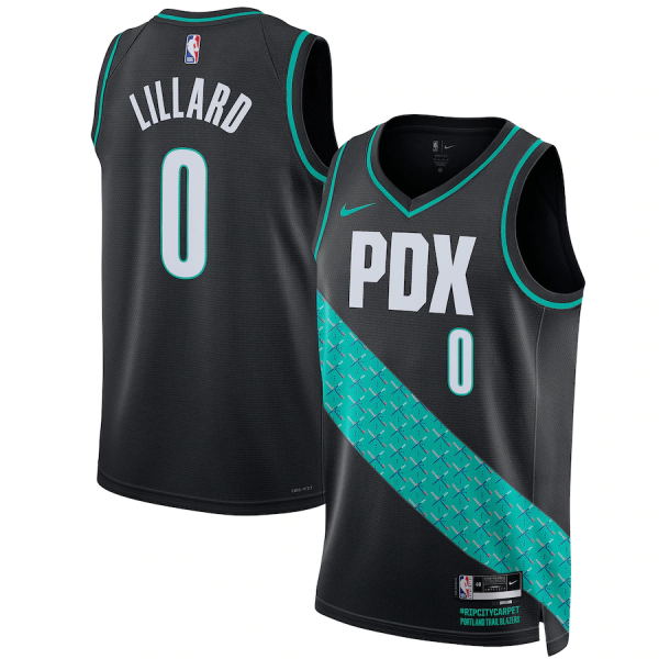 Damian Lillard #0 Portland Trail Blazers Jersey