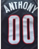 Carmelo Anthony #00 Portland Trail Blazers Jersey