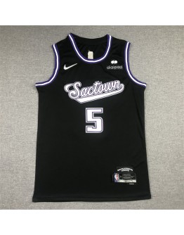 De'Aaron Fox #5 Sacramento Kings Jersey